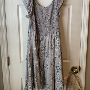 Torrid peasant dress